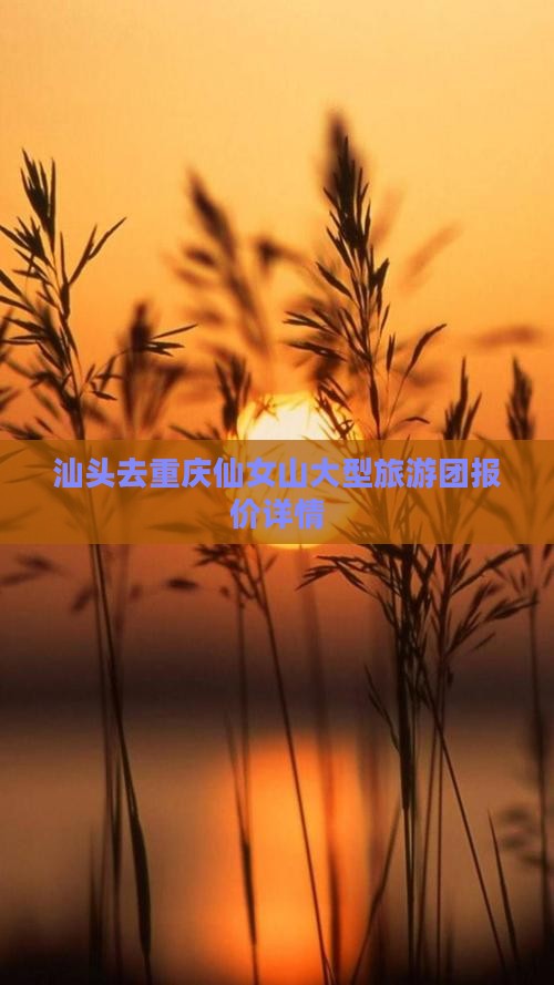 汕头去重庆仙女山大型旅游团报价详情