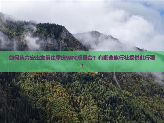 如何从六安出发前往重庆WFC观景台？有哪些旅行社提供此行程？