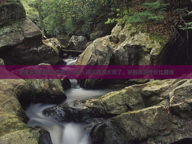 甘南去重庆两江夜游个人游？两江夜游太贵了，求推荐高性价比路线