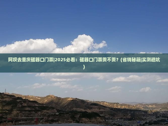 阿坝去重庆磁器口门票