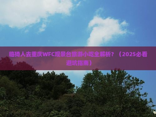 临猗去重庆wfc观景台旅游小吃