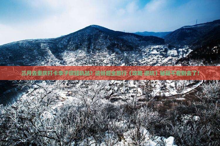 三月去重庆李子坝轻轨站旅行社
