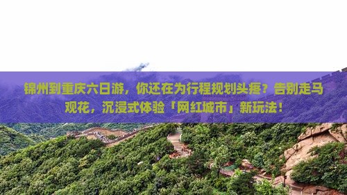 锦州到重庆六日游