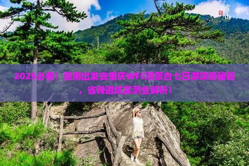 淮南去重庆wfc观景台七日游