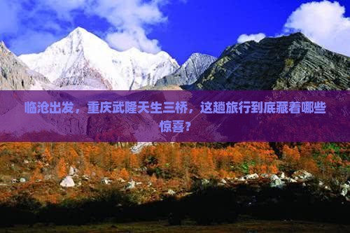 临沧去重庆武隆天生三桥哪里玩