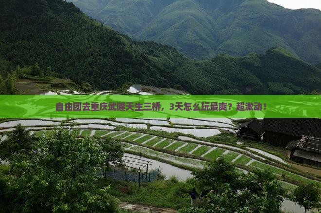 安顺到重庆武隆天生三桥自由团