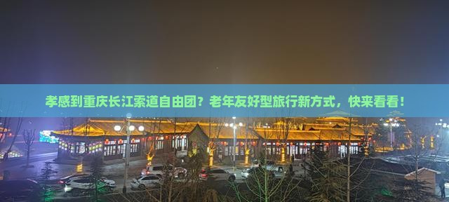 孝感到重庆长江索道自由团
