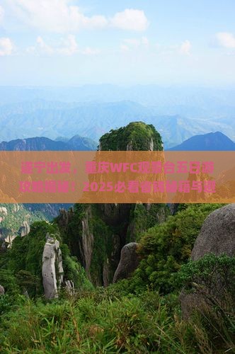遂宁到重庆wfc观景台五日游