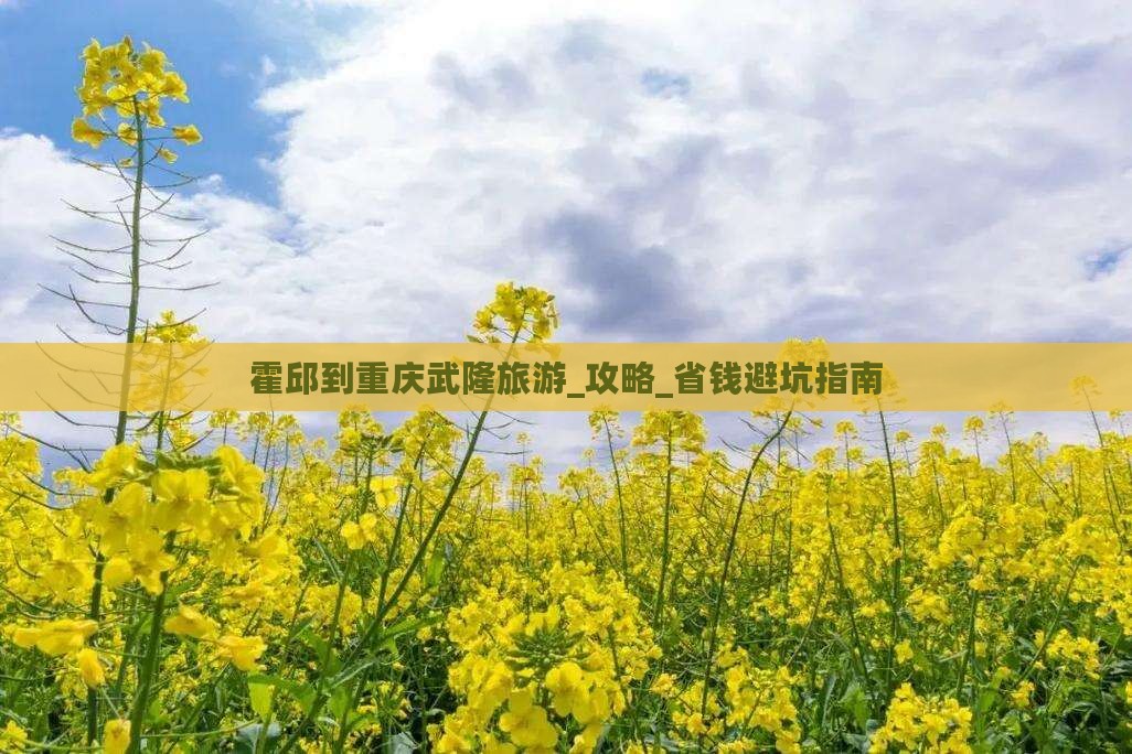 霍邱到重庆武隆旅游