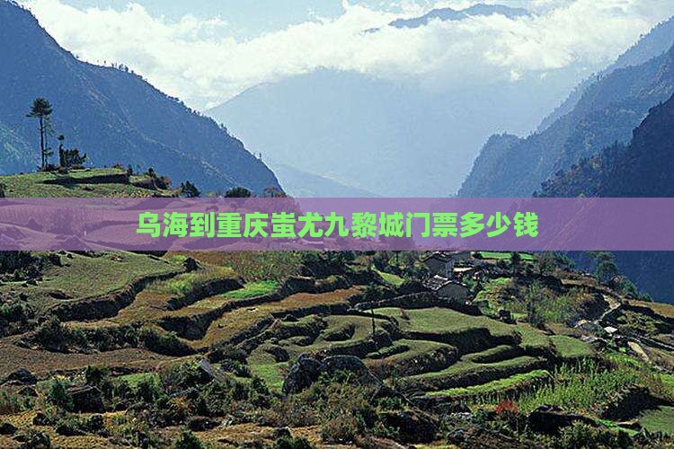 乌海到重庆蚩尤九黎城门票