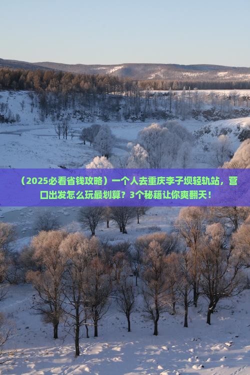 营口去重庆李子坝轻轨站个人游