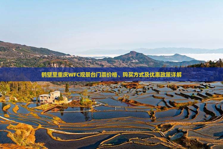 鹤壁至重庆WFC观景台门票价格、购买方式及优惠政策详解