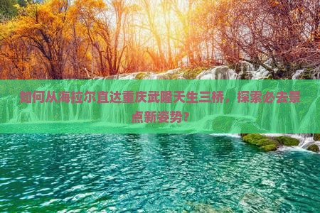 如何从海拉尔直达重庆武隆天生三桥，探索必去景点新姿势？