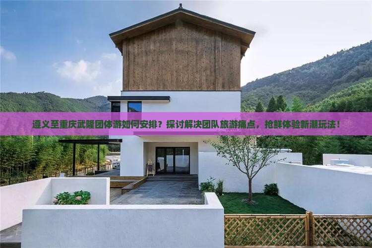遵义至重庆武隆团体游如何安排？探讨解决团队旅游痛点，抢鲜体验新潮玩法！