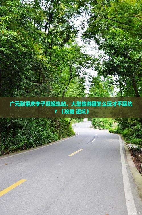 广元到重庆李子坝轻轨站大型旅游团