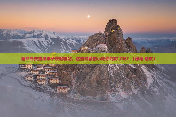 葫芦岛去重庆李子坝轻轨站旅游小吃