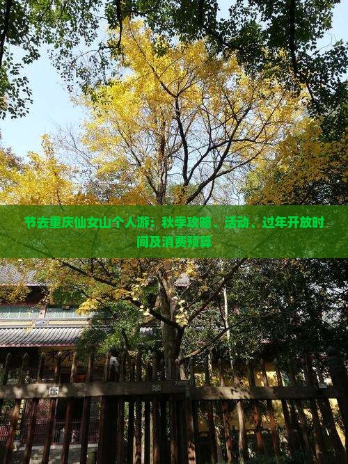 节去重庆仙女山个人游：秋季攻略、活动、过年开放时间及消费预算