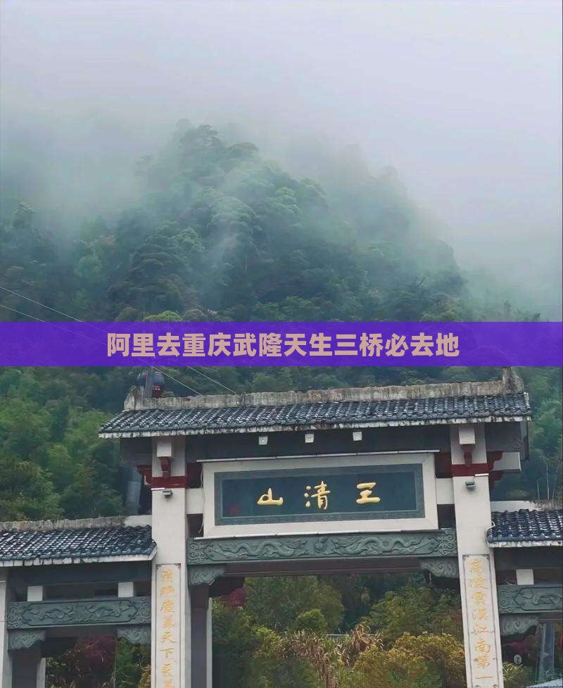 阿里去重庆武隆天生三桥必去地
