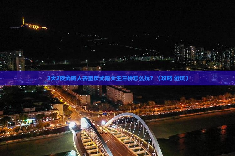 武威去重庆武隆天生三桥个人游