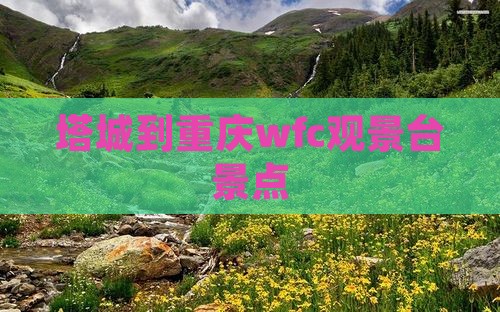 塔城到重庆wfc观景台景点