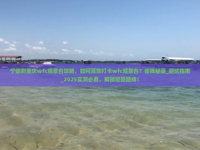 宁德到重庆wfc观景台攻略