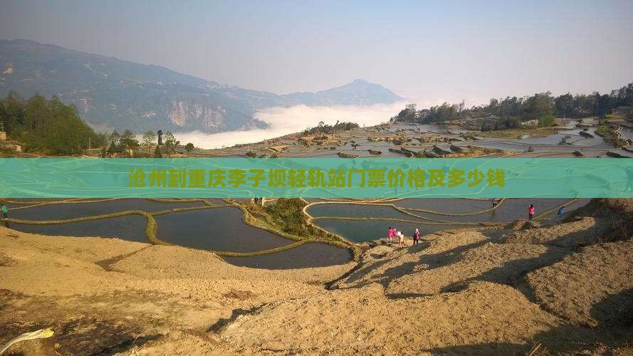 沧州到重庆李子坝轻轨站门票价格及多少钱