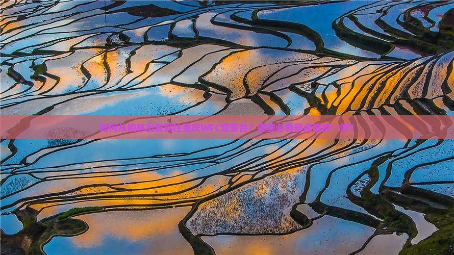 如何从榆林出发前往重庆WFC观景台？哪些必看景点值得一游？