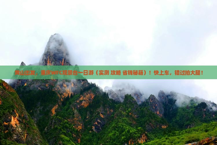 黄山到重庆wfc观景台一日