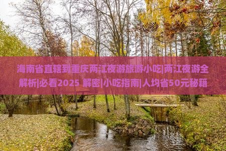 海南省直辖到重庆两江夜游旅游小吃
