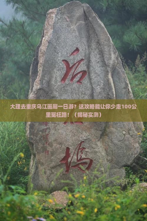 大理去重庆乌江画廊一日
