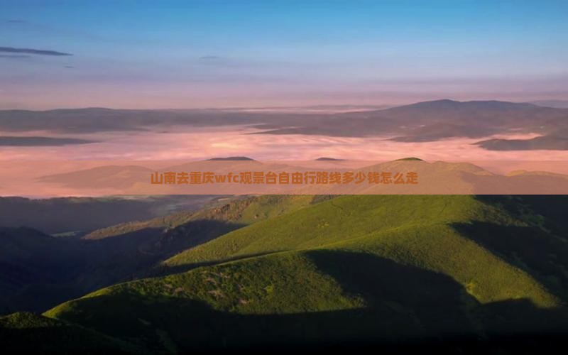 山南去重庆wfc观景台自由行