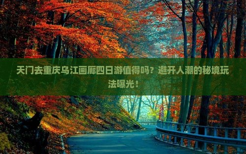 天门去重庆乌江画廊四日游