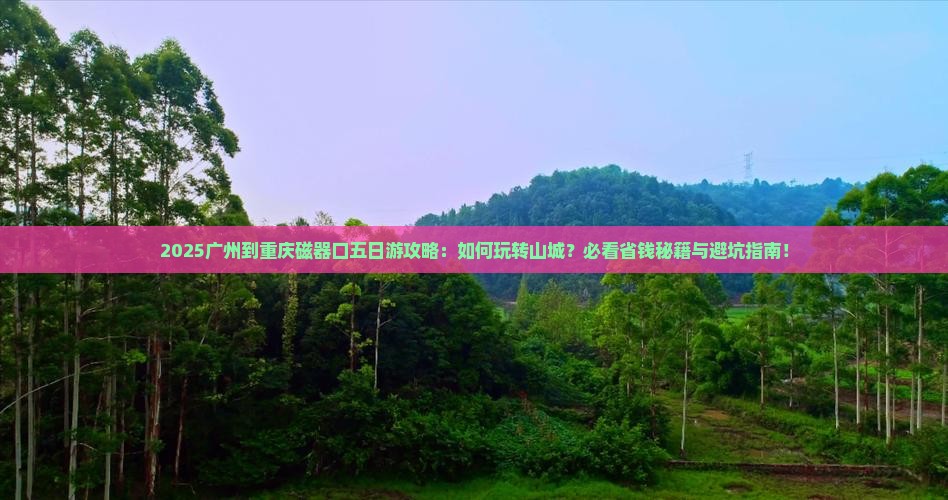 广州到重庆磁器口五日游