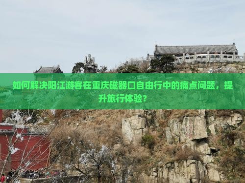 如何解决阳江游客在重庆磁器口自由行中的痛点问题，提升旅行体验？