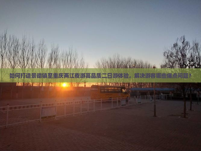如何打造景德镇至重庆两江夜游高品质二日游体验，解决游客哪些痛点问题？