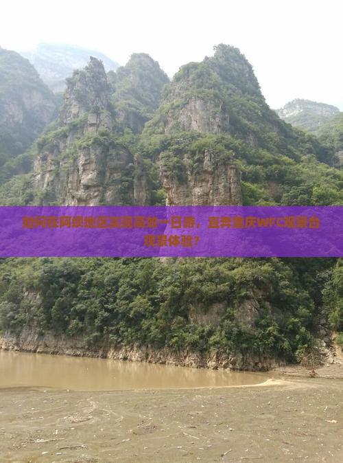 如何在阿坝地区实现高效一日游，直奔重庆WFC观景台观景体验？
