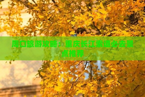 周口去重庆长江索道必去地