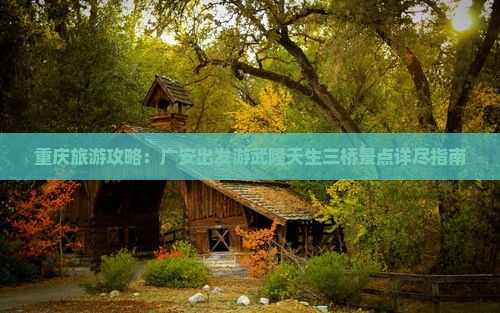 重庆旅游攻略：广安出发游武隆天生三桥景点详尽指南