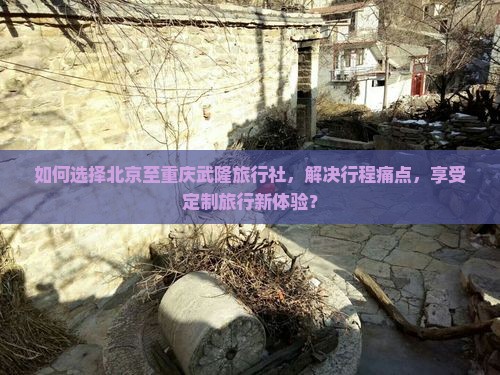 如何选择北京至重庆武隆旅行社，解决行程痛点，享受定制旅行新体验？