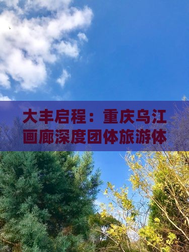 大丰启程：重庆乌江画廊深度团体旅游体验