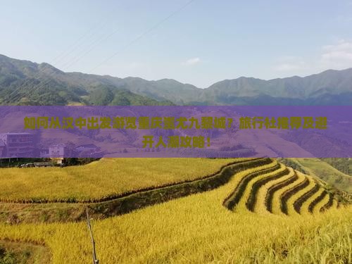 如何从汉中出发游览重庆蚩尤九黎城？旅行社推荐及避开人潮攻略！