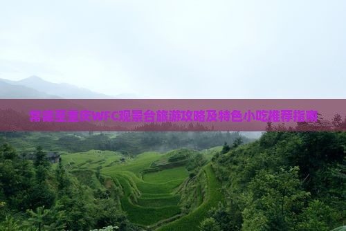 常德至重庆WFC观景台旅游攻略及特色小吃推荐指南