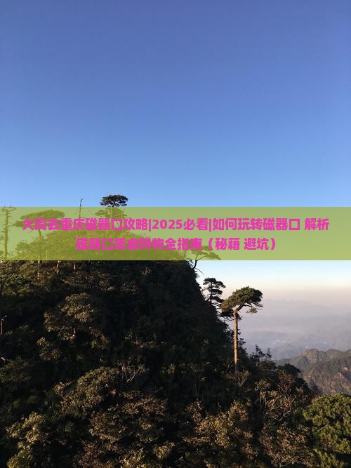 大同去重庆磁器口攻略