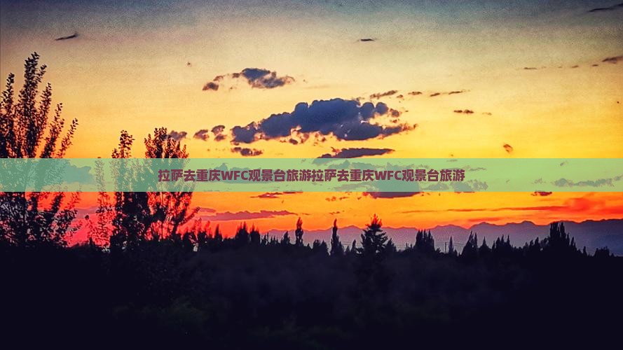 拉萨去重庆wfc观景台旅游