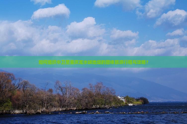 如何组织中卫至重庆龙水峡地缝的团体旅游行程与攻略？