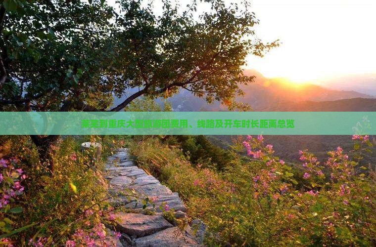 莱芜到重庆大型旅游团费用、线路及开车时长距离总览