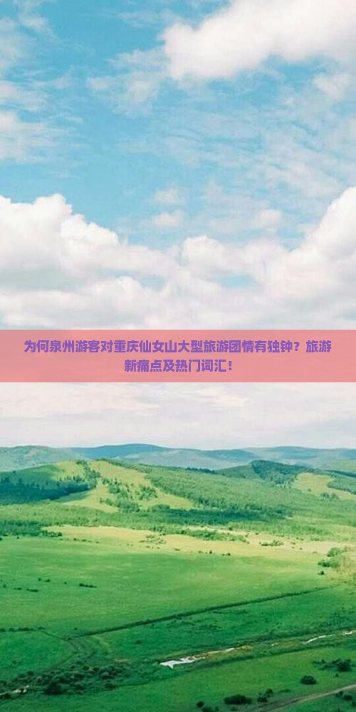 为何泉州游客对重庆仙女山大型旅游团情有独钟？旅游新痛点及热门词汇！