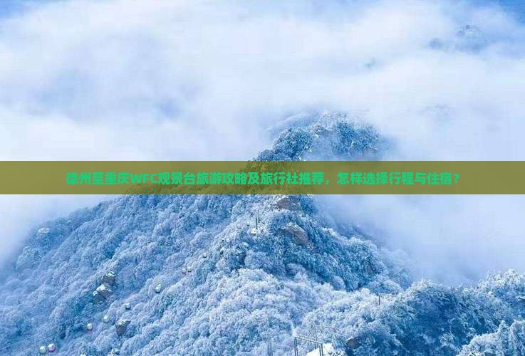德州至重庆WFC观景台旅游攻略及旅行社推荐，怎样选择行程与住宿？