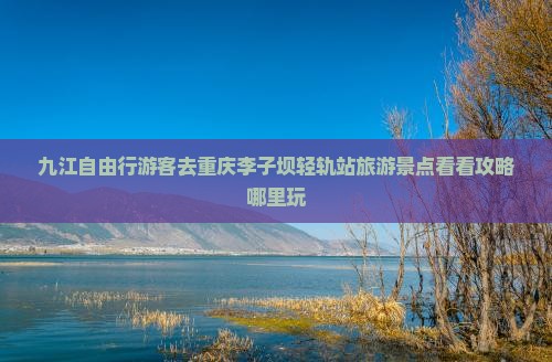 九江自由行游客去重庆李子坝轻轨站旅游景点看看攻略哪里玩