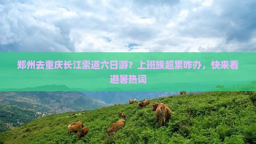 郑州去重庆长江索道六日游？上班族超累咋办，快来看避暑热词